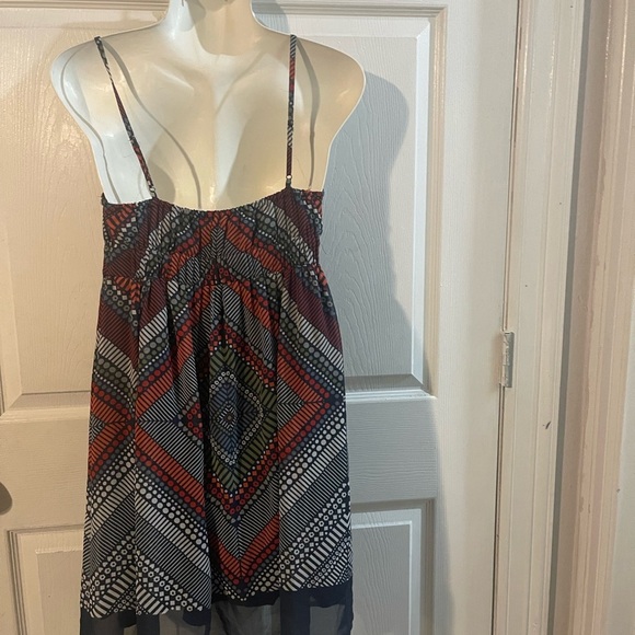 American Eagle Outfitters Red and Black Mini Dress - Picture 4 of 7